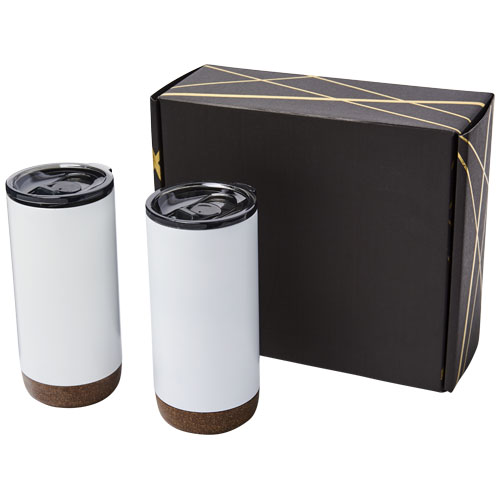 Valhalla Tumbler Copper Vacuum Insulated Gift Set - White