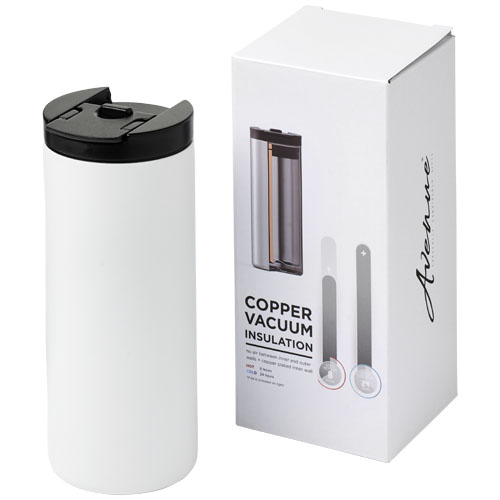 Lebou 360 ml Copper Vacuum Insulated Tumbler - White