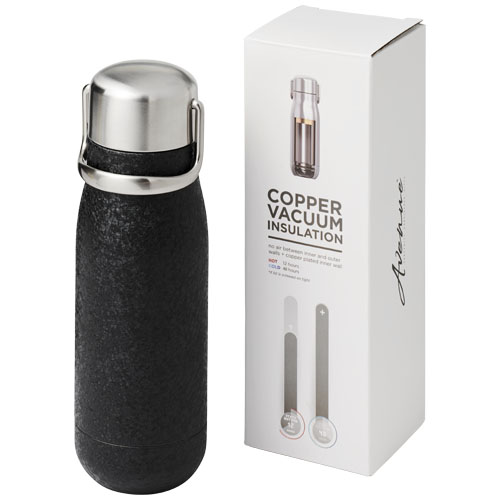Yuki 350 ml Copper Vacuum Insulated Sport Bottle - Black