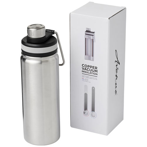 Gessi 590 ml Copper Vacuum Insulated Sport Bottle - Silver