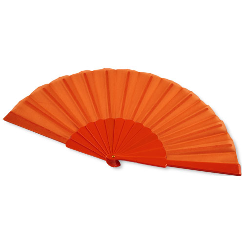 Maestral Foldable Handfan In Paper Box - Orange