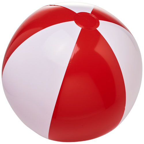 Bora Solid Beach Ball - Red, White