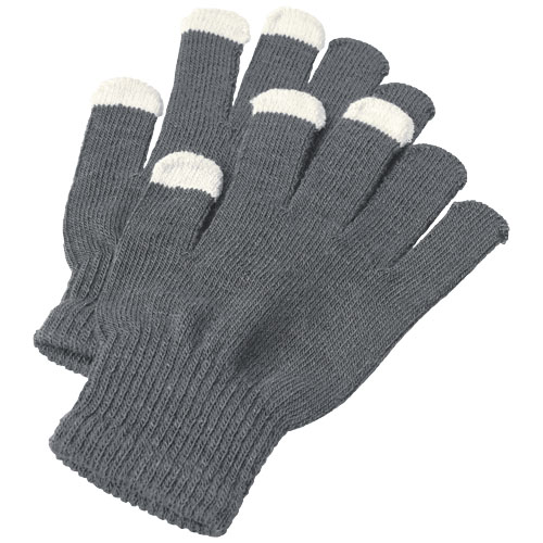 Billy Tactile Gloves - Dark Grey