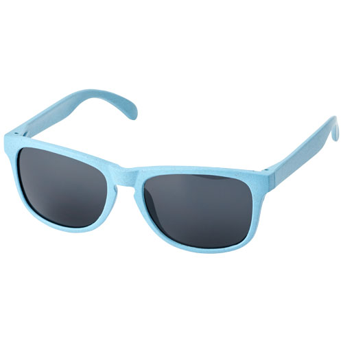 Rongo Wheat Straw Sunglasses - Light Blue