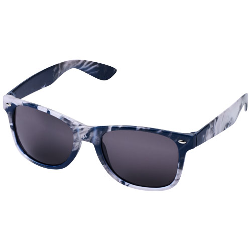 Sun Ray Tie Dye Sunglasses - Blue, Black