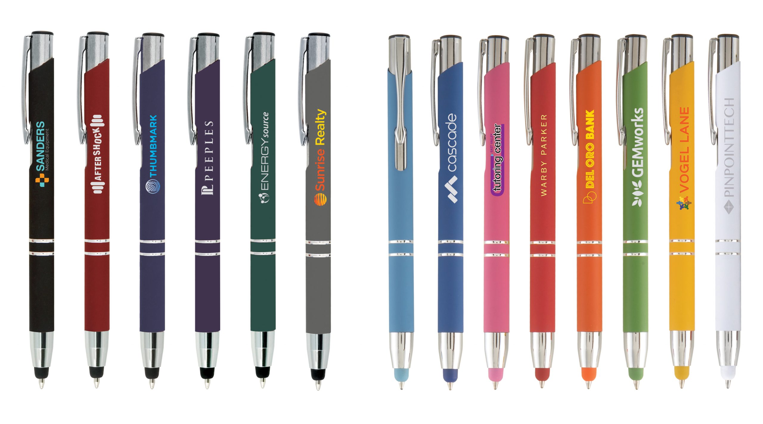 Crosby Soft Touch Pen With Bottom Stylus