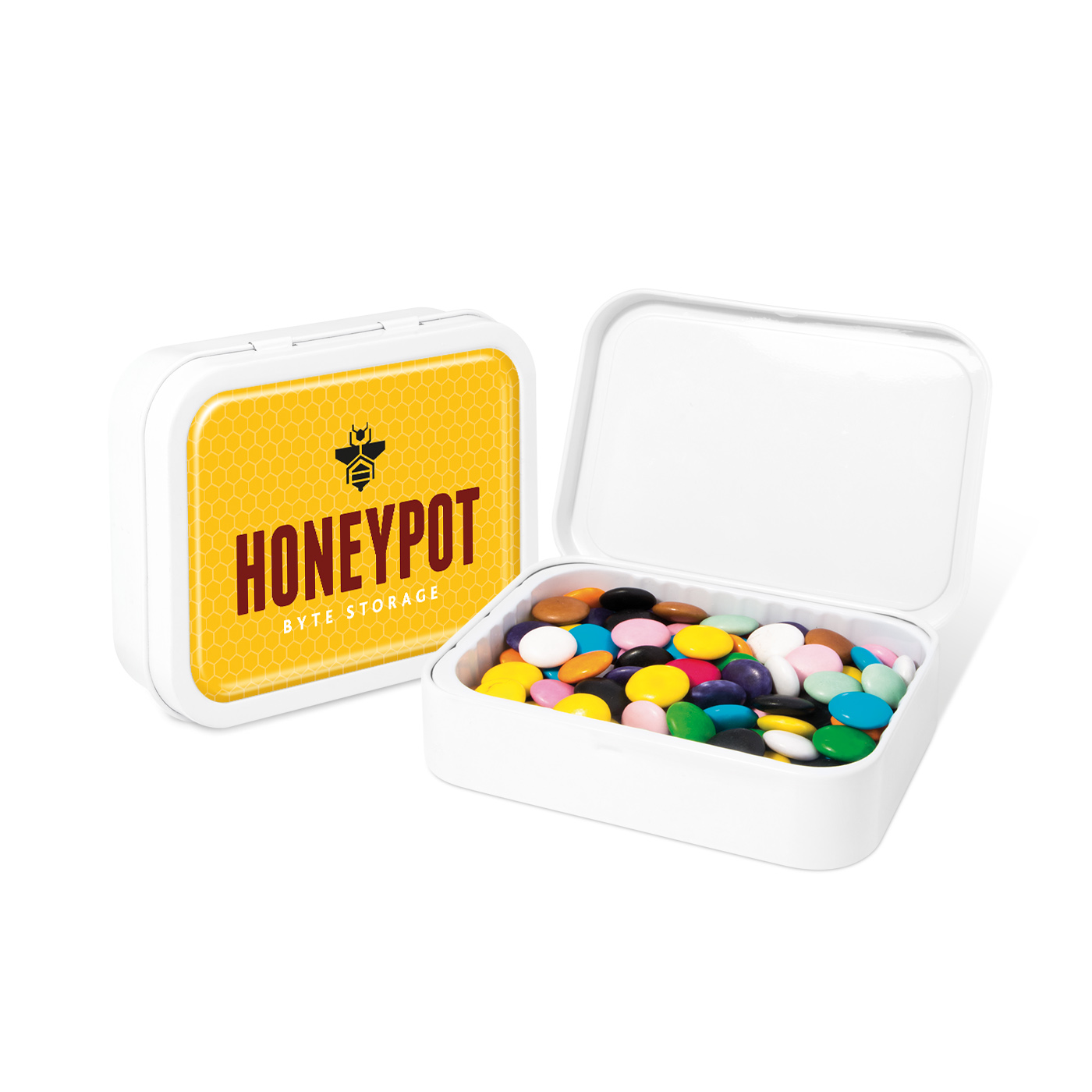 White Sweet Tin - Beanies