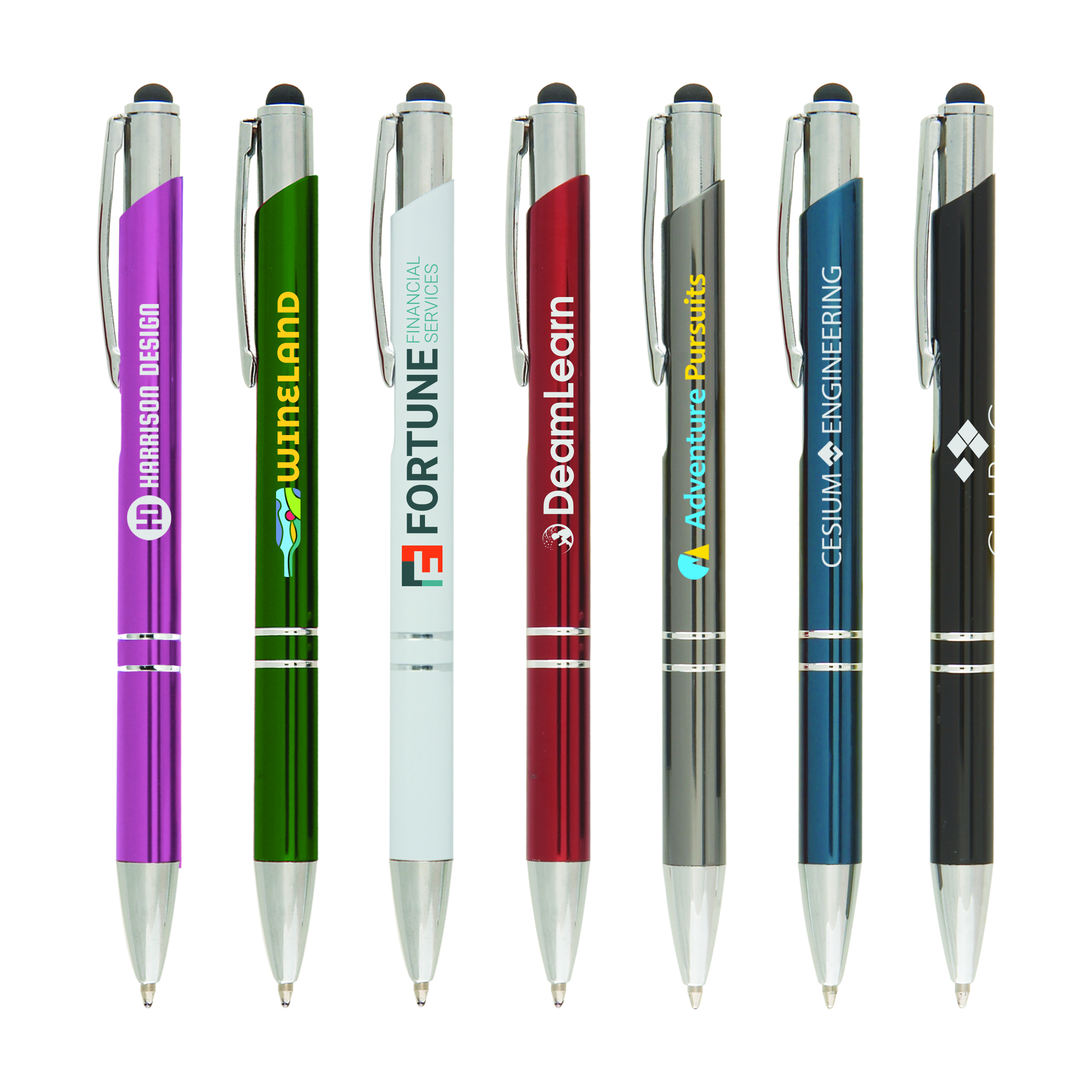 Crosby Shiny Pen With Top Stylus