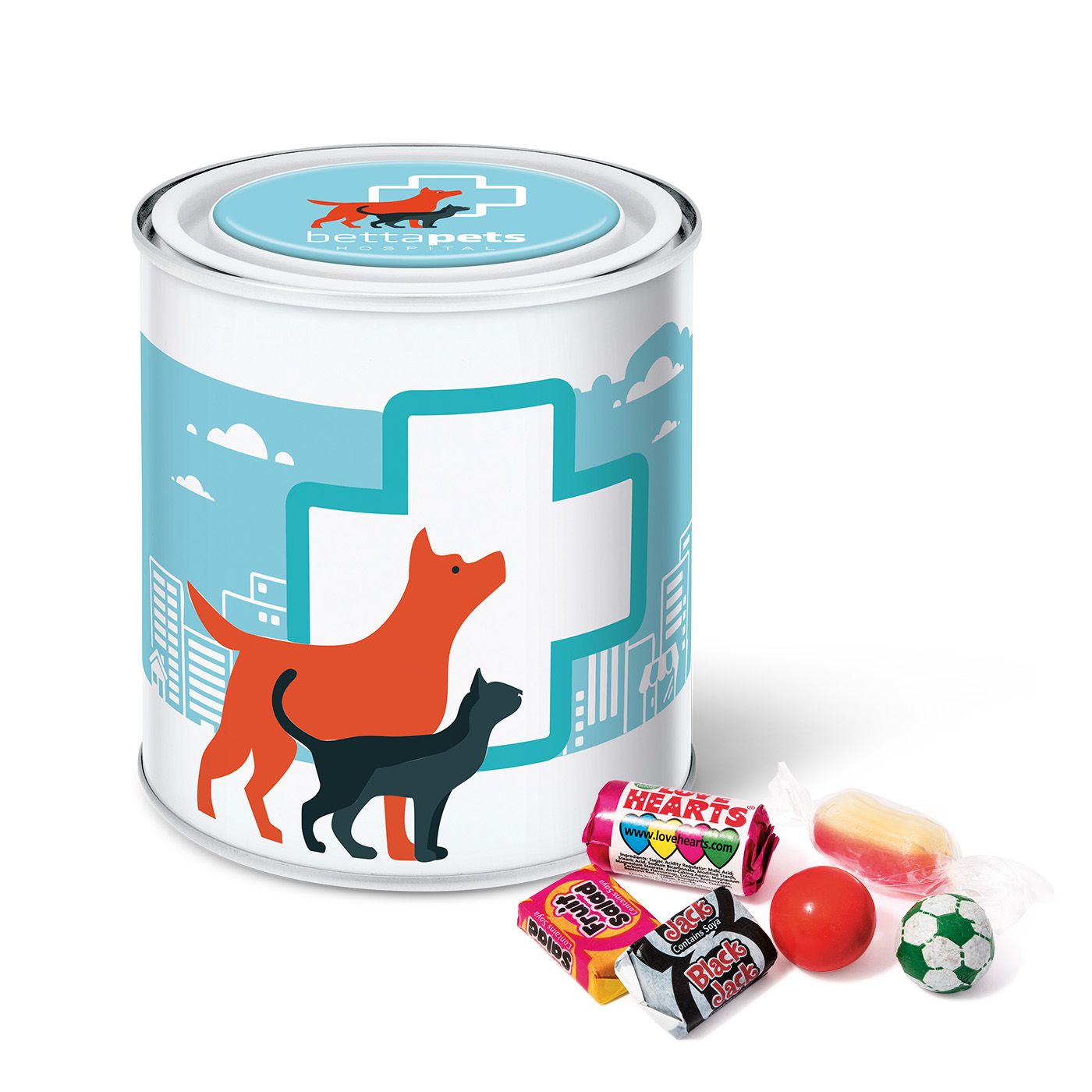 Large Paint Tin - Retro Sweets