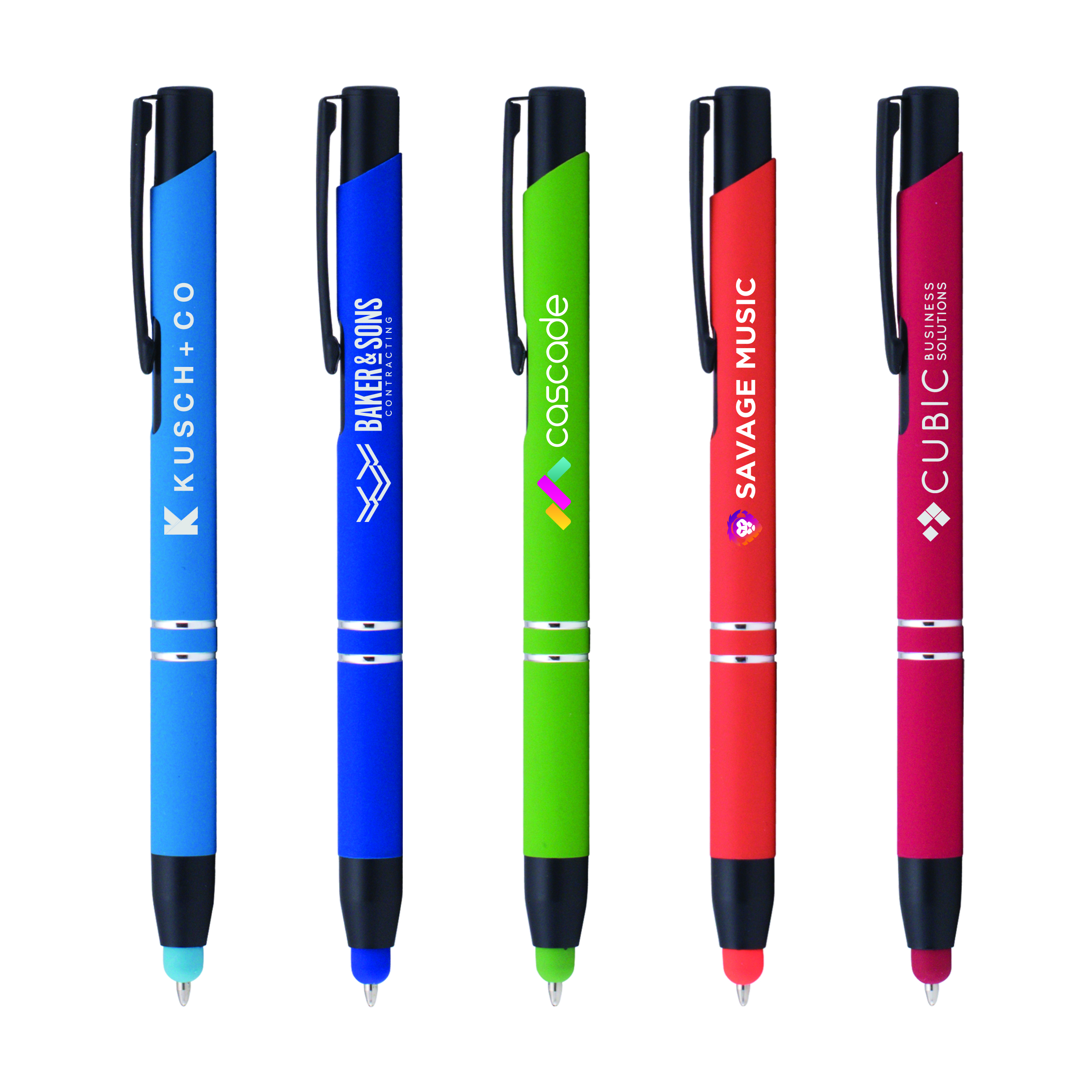 Crosby Black Soft Touch Stylus Pen