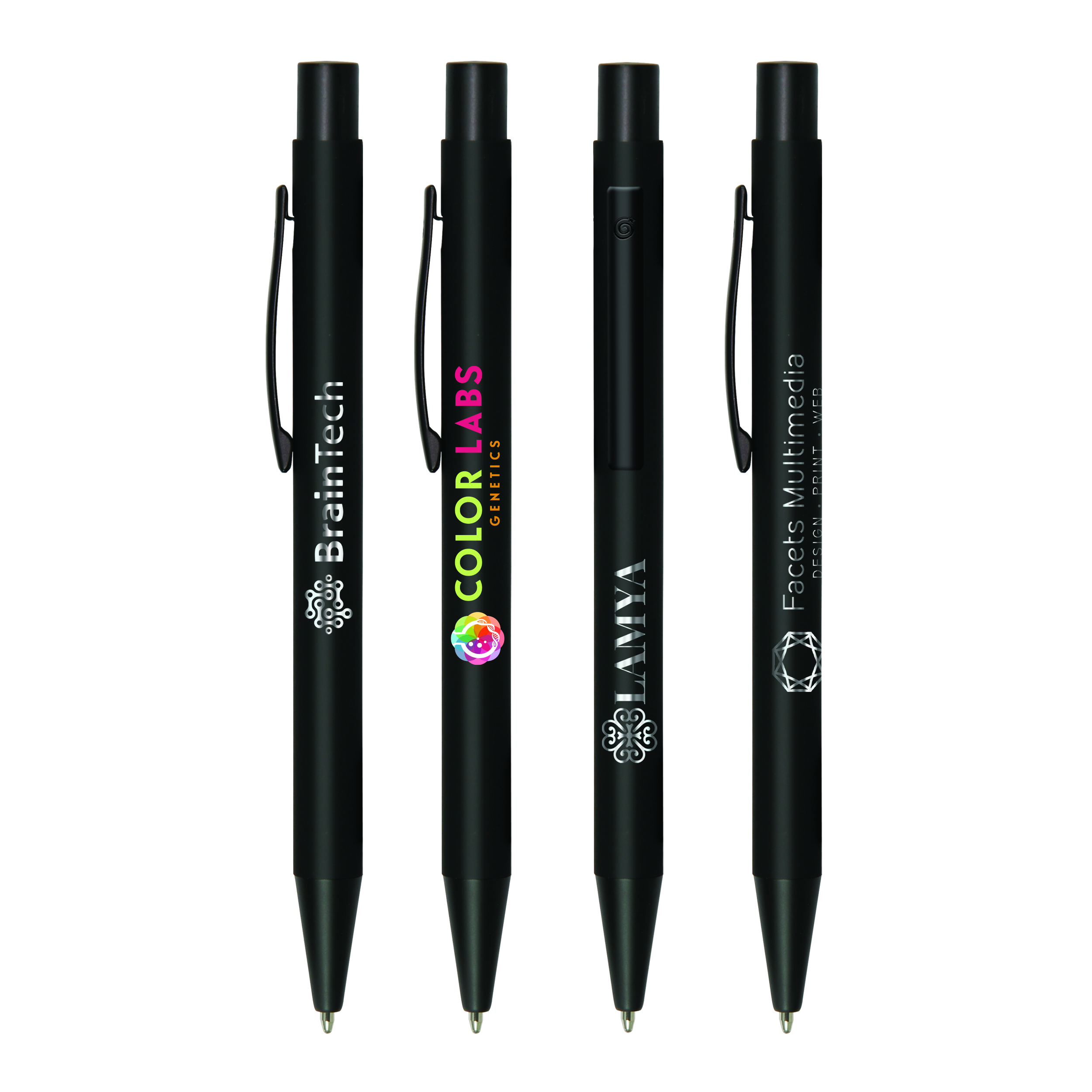Bowie Black Soft Touch Pen