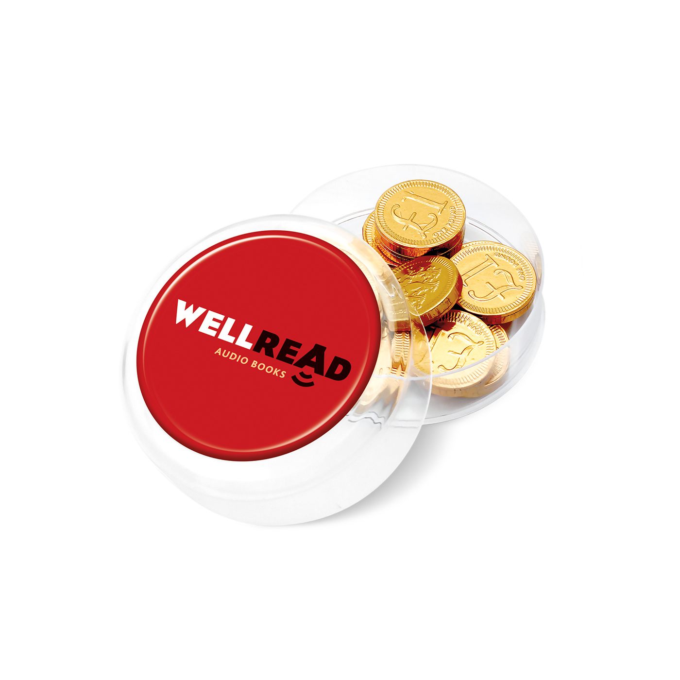 Maxi Round Pot - Chocolate Coins