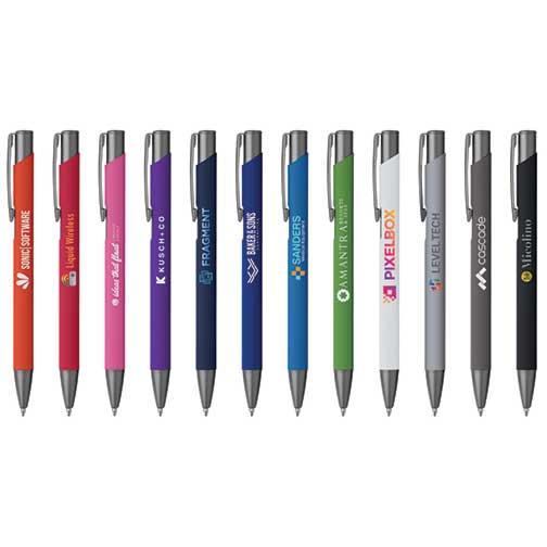 Crosby Gunmetal Soft Touch Pen