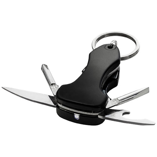 Melvin 7-Function Multi-Tool With Keychain - Black