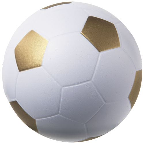 Football Stress Reliever - White, Gold