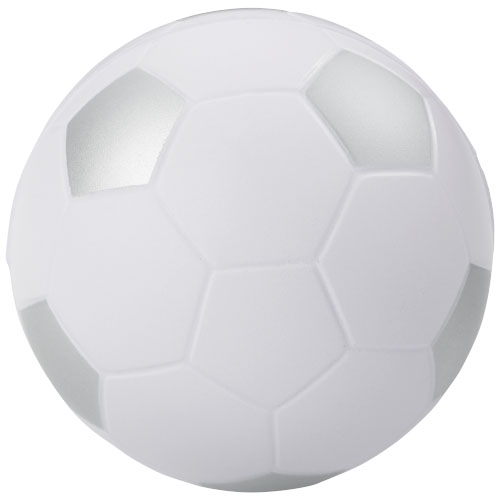 Football Stress Reliever - White, Silver