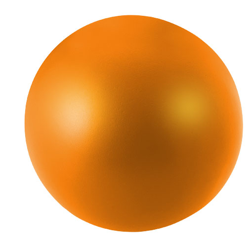 Cool Round Stress Reliever - Orange