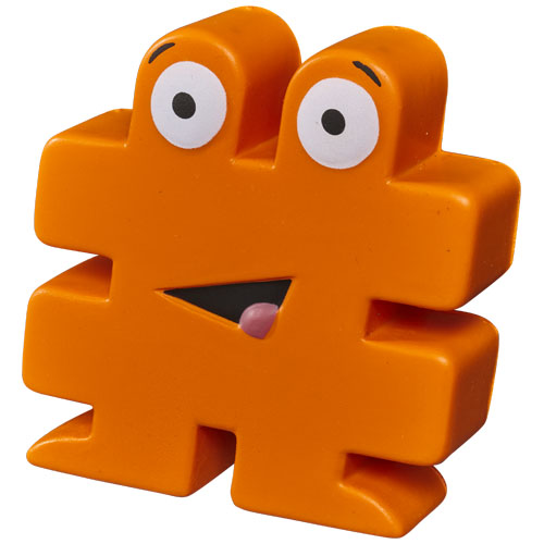 Hashtag Stress Reliever - Orange