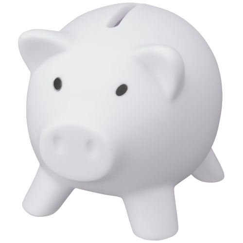 Piggy Coin Bank - White