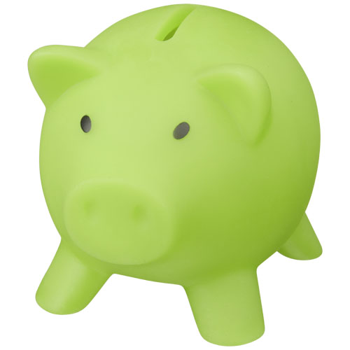 Piggy Coin Bank - Lime Green