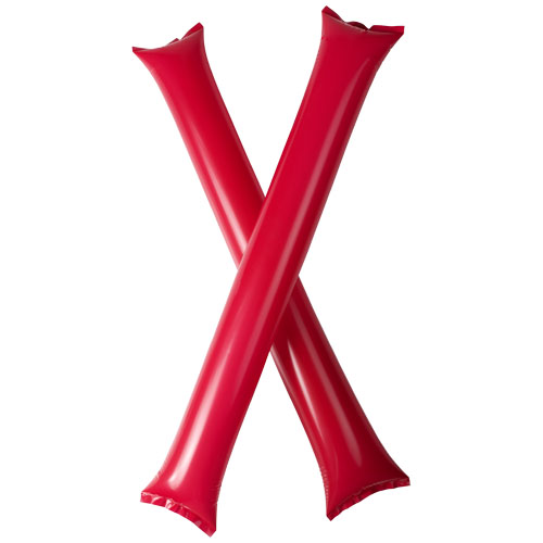 Cheer 2-Piece Inflatable Cheering Sticks - Red