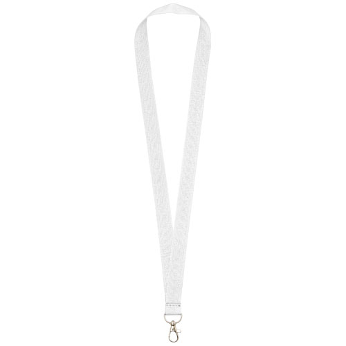 Impey Lanyard With Convenient Hook - White