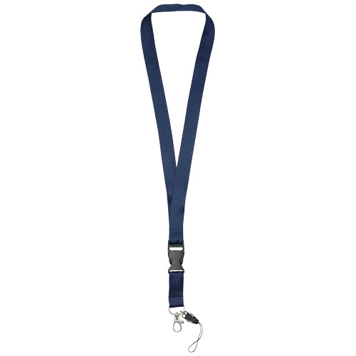 Sagan Phone Holder Lanyard With Detachable Buckle - Navy