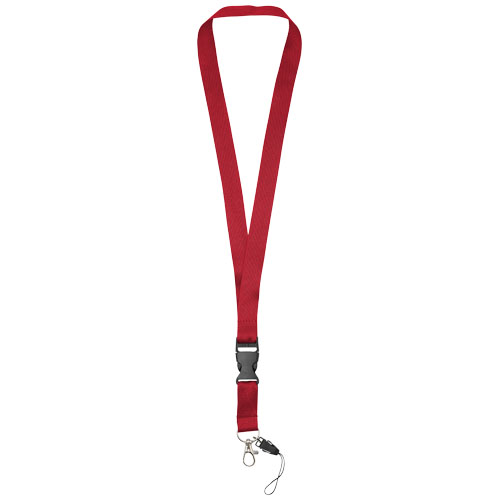 Sagan Phone Holder Lanyard With Detachable Buckle - Red