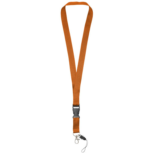 Sagan Phone Holder Lanyard With Detachable Buckle - Orange