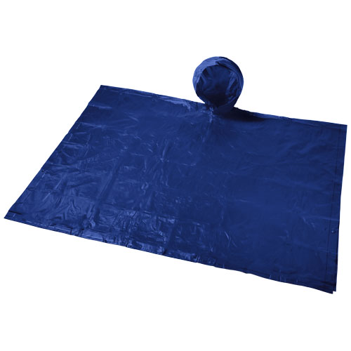 Paulus Foldable Poncho In Pouch - Navy
