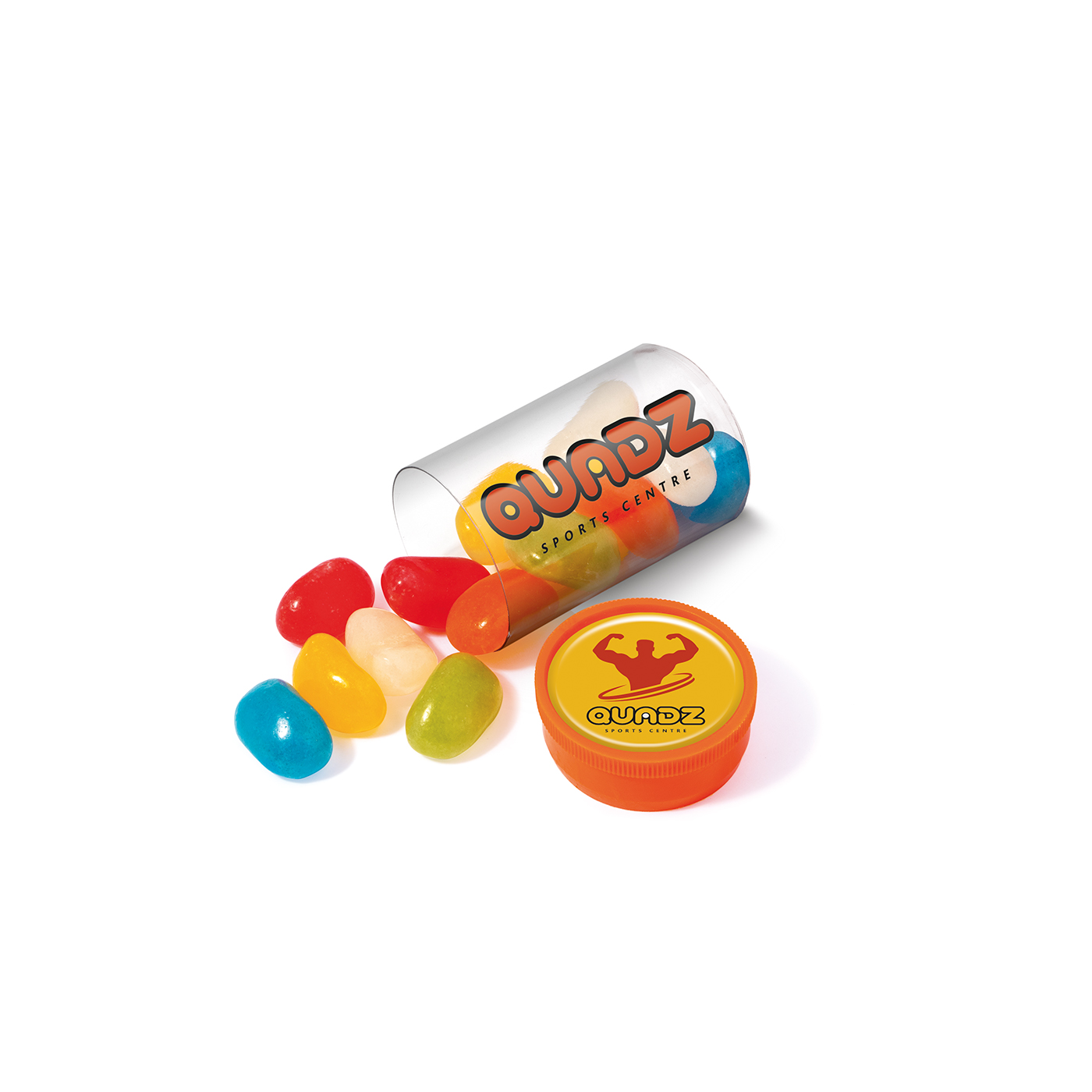Clear Tube Mini - Jolly Beans