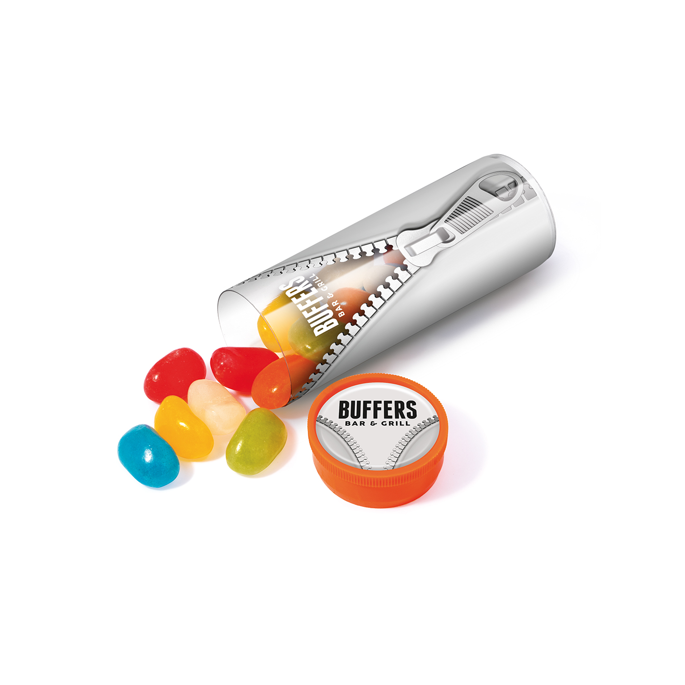 Clear Tube Midi - Jolly Beans