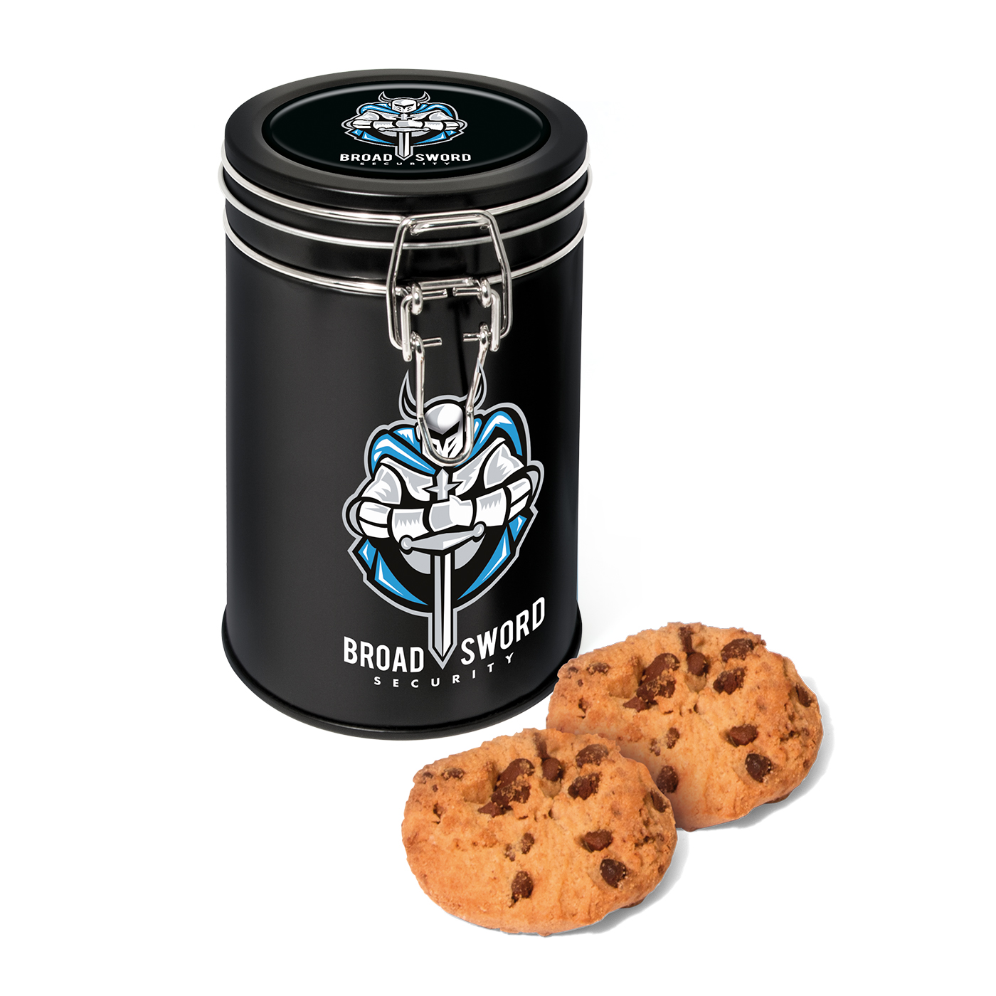 Flip Top Tin - Black - Maryland Cookies