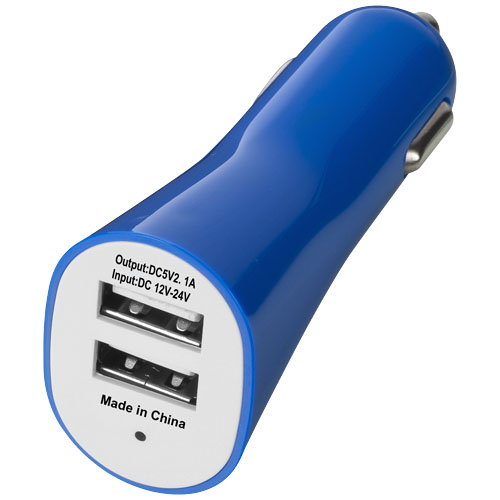 Pole Dual Car Adapter - Royal Blue