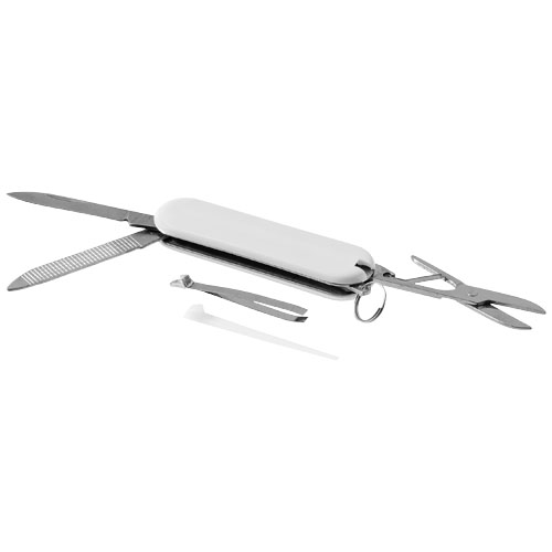 Oscar 5-Function Pocket Knife - White