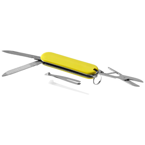 Oscar 5-Function Pocket Knife - Yellow