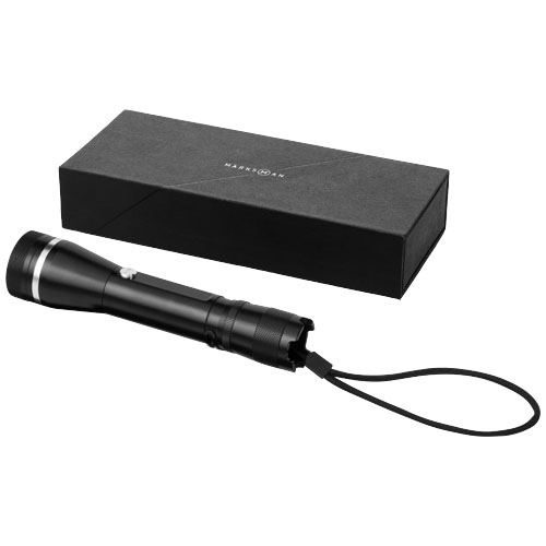 Polaris 3W Led Torch Light With Belt Clip - Black