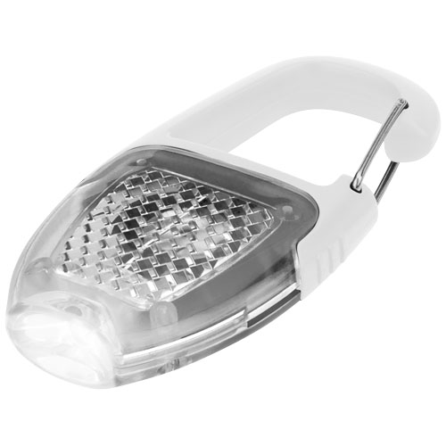 Reflect-Or Led Keychain Light With Carabiner - White, Transparent Clear