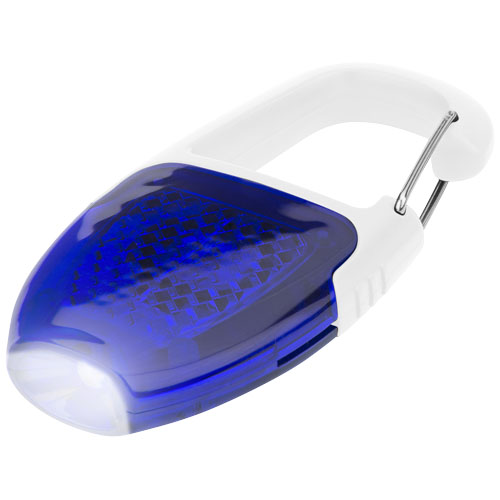 Reflect-Or Led Keychain Light With Carabiner - White, Royal Blue