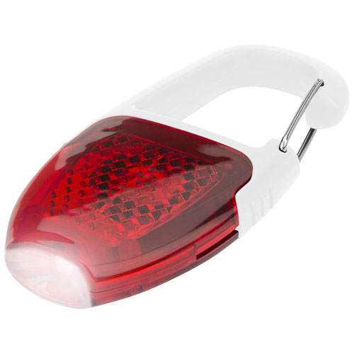 Reflect-Or Led Keychain Light With Carabiner - White, Red