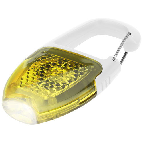 Reflect-Or Led Keychain Light With Carabiner - White, Yellow