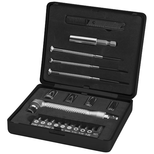 Stac Beverly 20-Piece Tool Box - Black