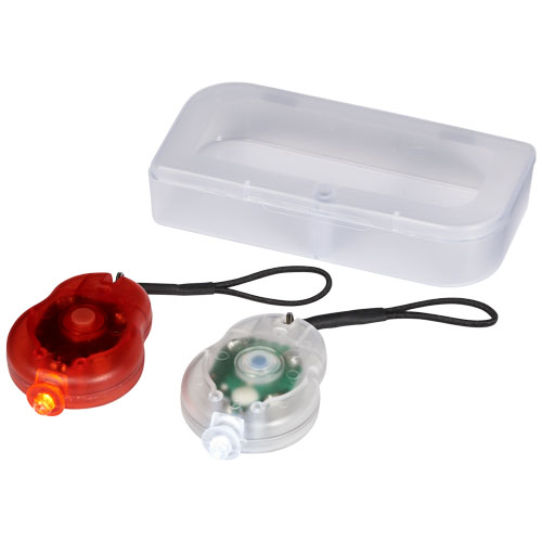 Zeta 2-Piece Bike Light In Case - Transparent Clear