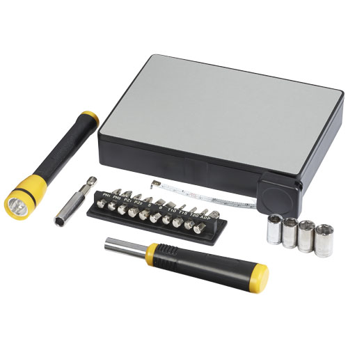 Stac Parthenon 18-Piece Tool Box - Black