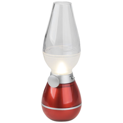 Hurricane Lantern Light With Blow Sensor - Red