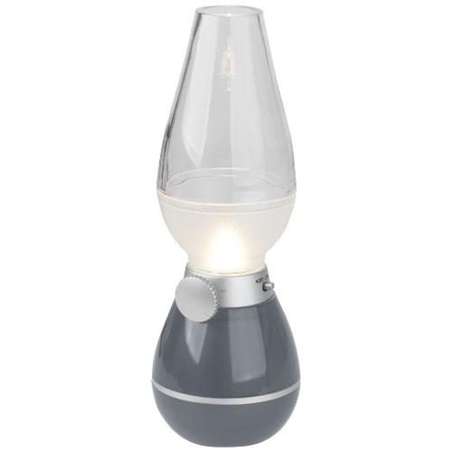 Hurricane Lantern Light With Blow Sensor - Gun Metal