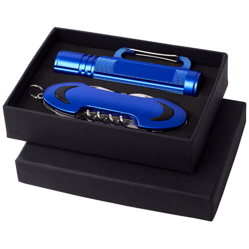Ranger Pocket Knife And Flashlight Gift Set - Blue