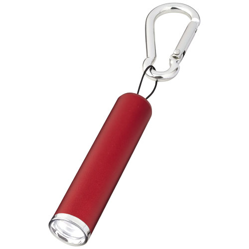 Ostra Led Keychain Light With Carabiner - Red