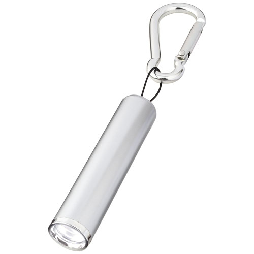 Ostra Led Keychain Light With Carabiner - Silver