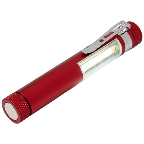 Stix Pocket Cob Light With Clip And Magnet Base - Red